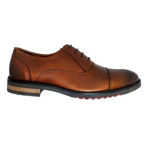 Zapato Oxford Cap Toe – Cuero Tan