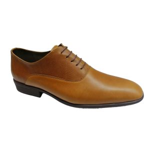 Zapato Oxford Miel Texturizado